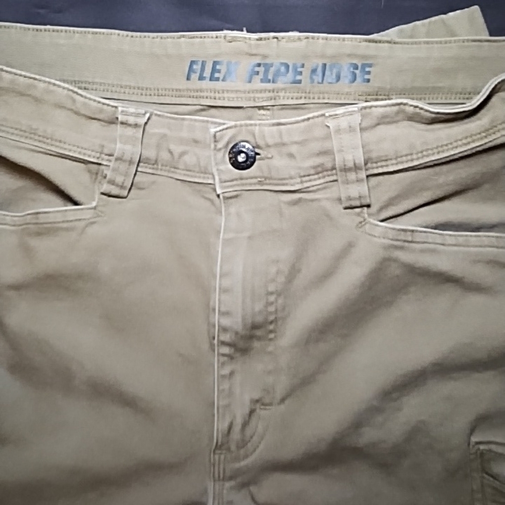 Men's Tan Cargo Pants with Side Pocket